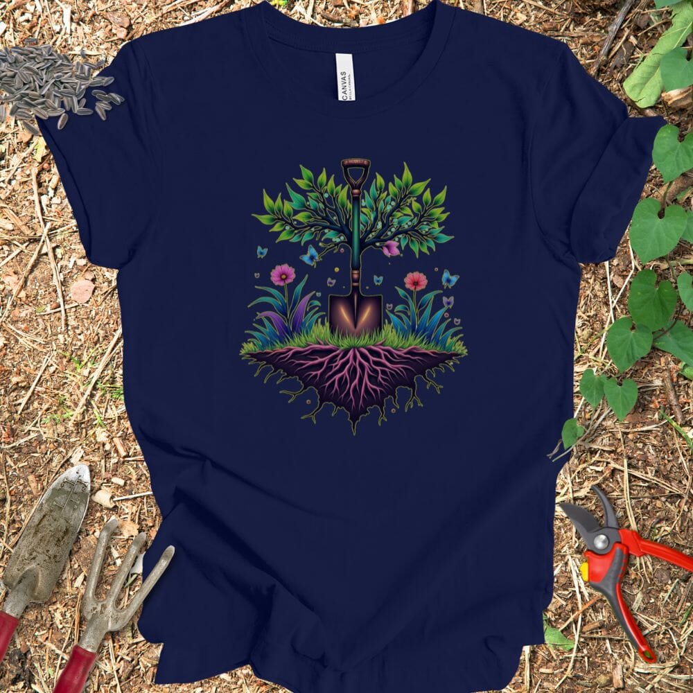 Printify T-Shirt Navy / S Roots of Growth