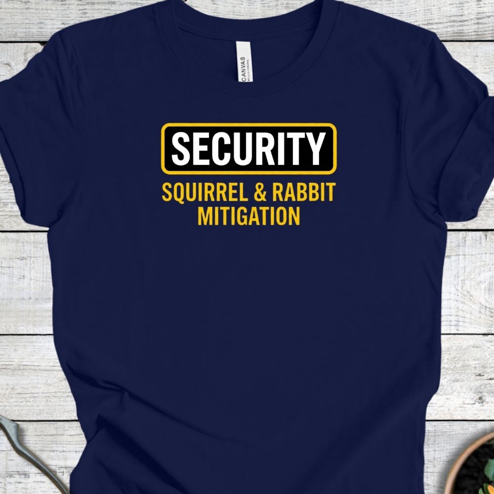 Printify T-Shirt Navy / S Security T-Shirt