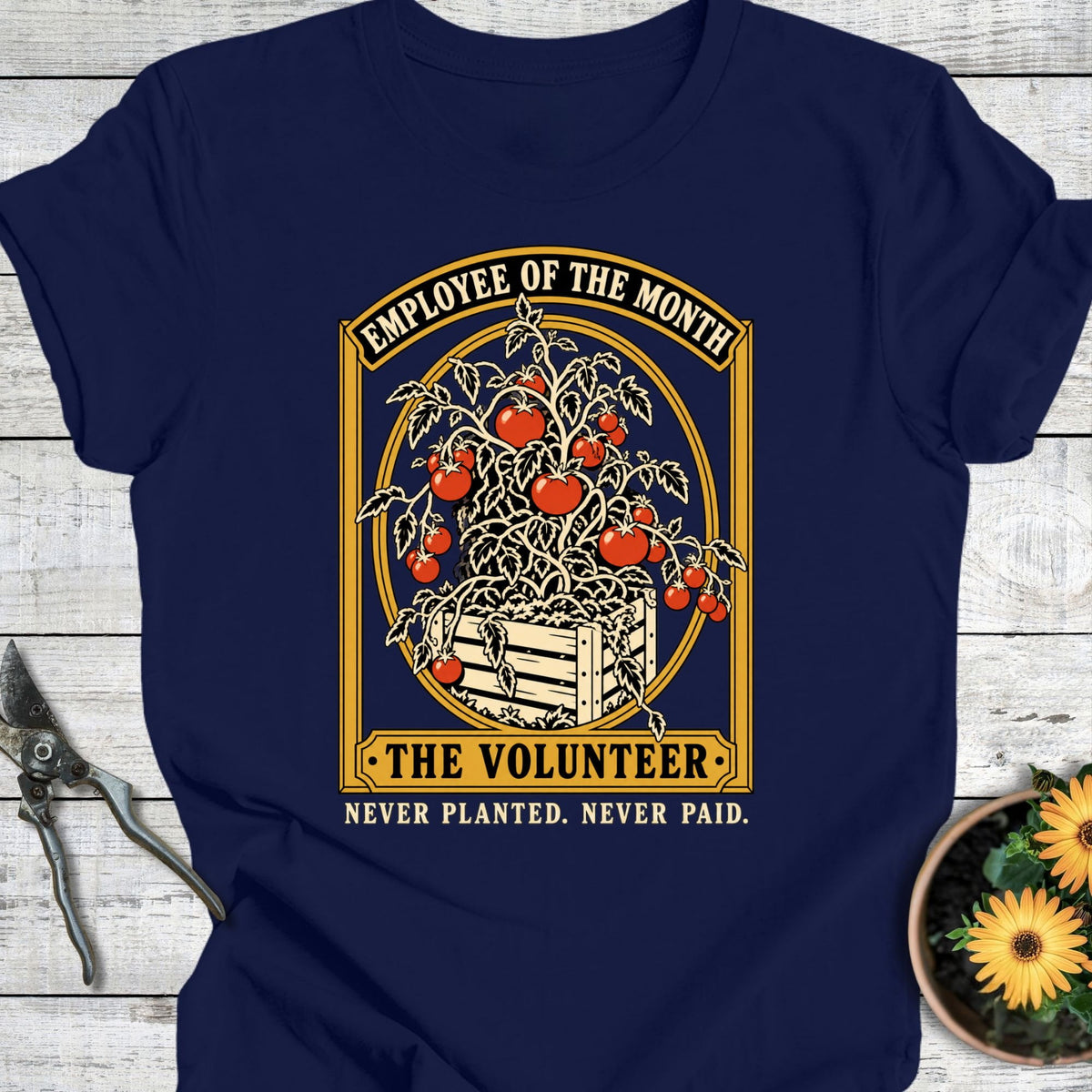 Printify T-Shirt Navy / S The Volunteer T-Shirt