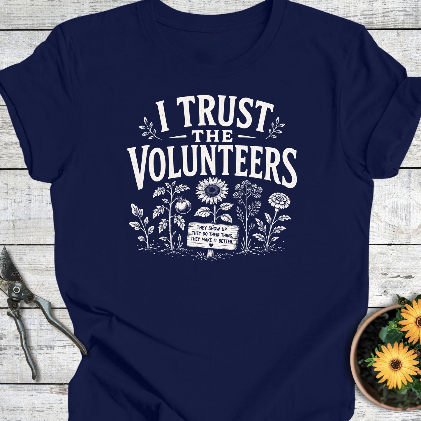 Printify T-Shirt Navy / S Trust the Volunteers T-Shirt