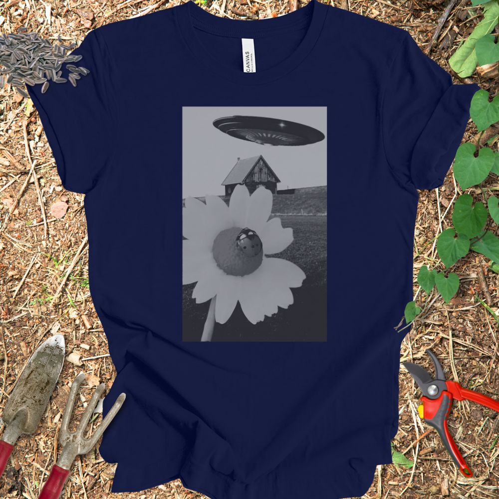 Printify T-Shirt Navy / S UFO Ladybug