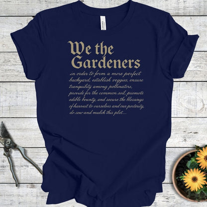 Printify T-Shirt Navy / S We the Gardeners