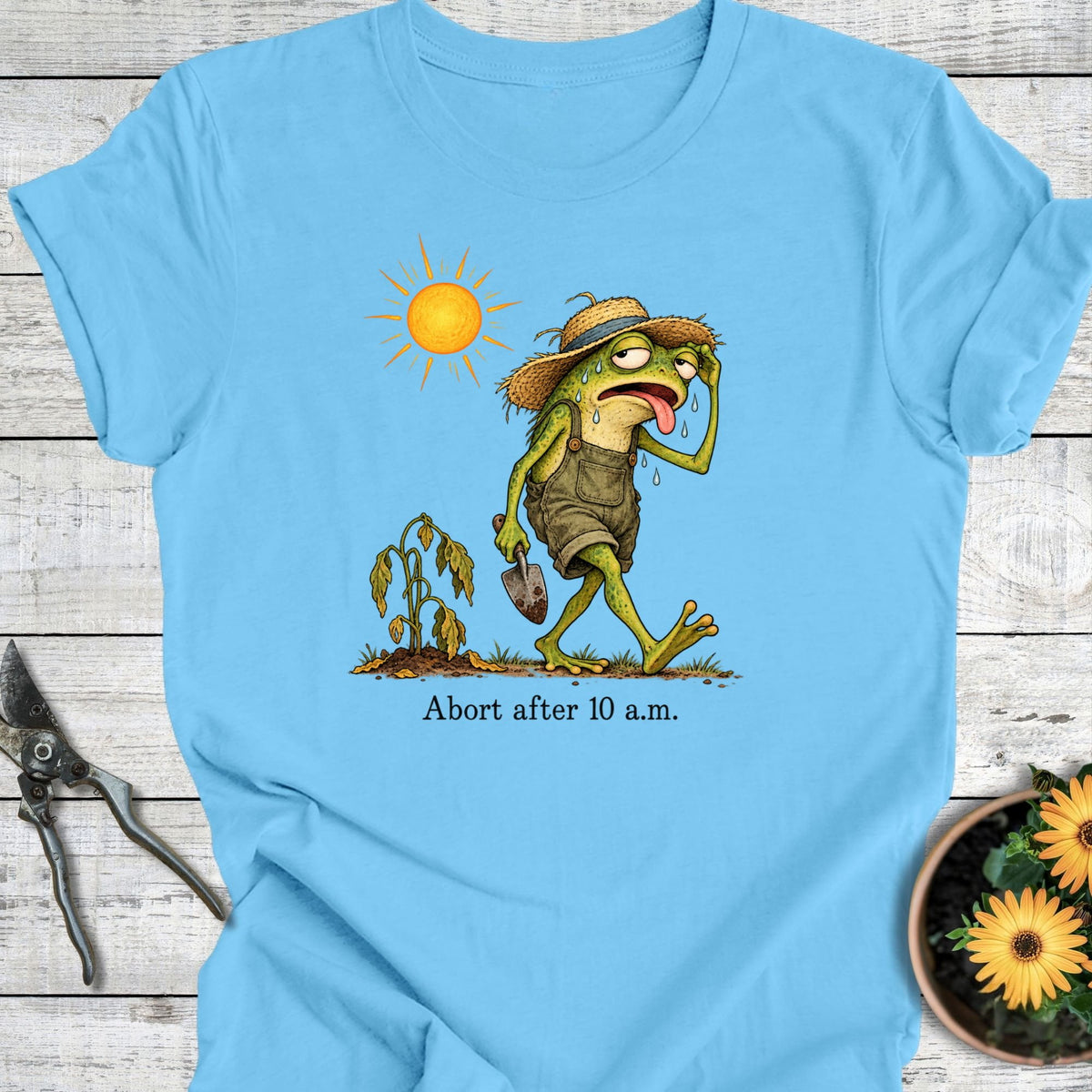 Printify T-Shirt Ocean Blue / S Abort T-Shirt