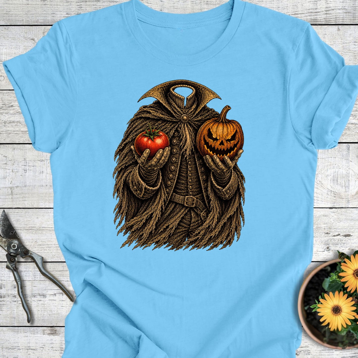 Printify T-Shirt Ocean Blue / S Headless Harvest T-Shirt