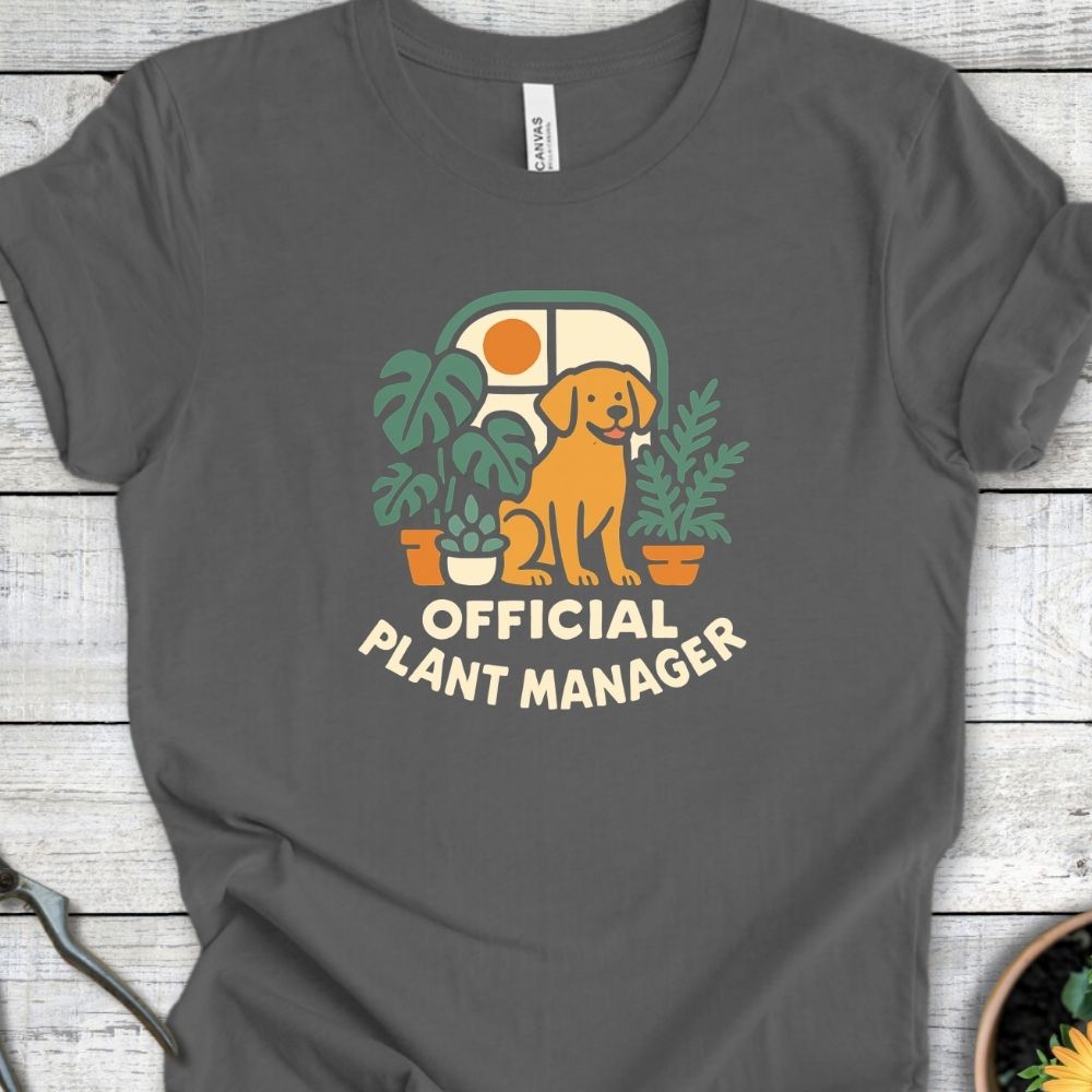 Printify T-Shirt Official Plant Manager (Dog)