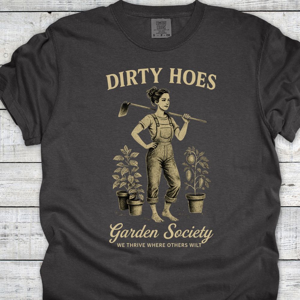 Printify T-Shirt Pepper / S Dirty Hoes T-Shirt