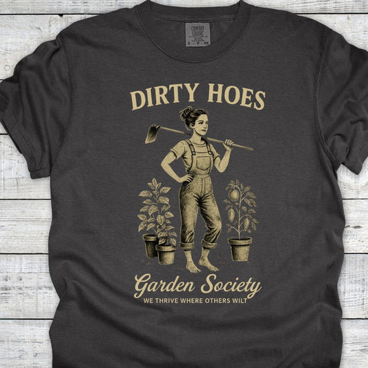 Printify T-Shirt Pepper / S Dirty Hoes T-Shirt