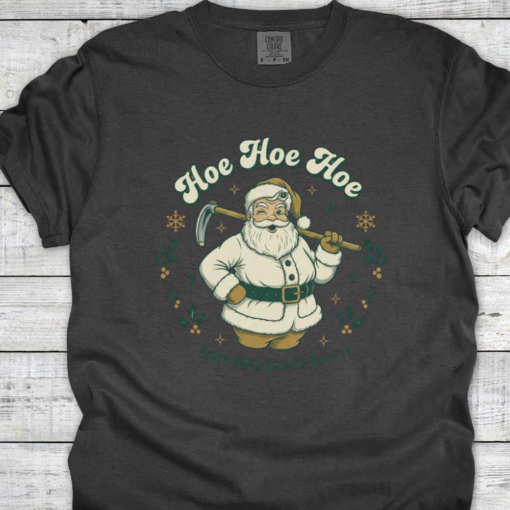 Printify T-Shirt Pepper / S Hoe Hoe Hoe Santa T-Shirt
