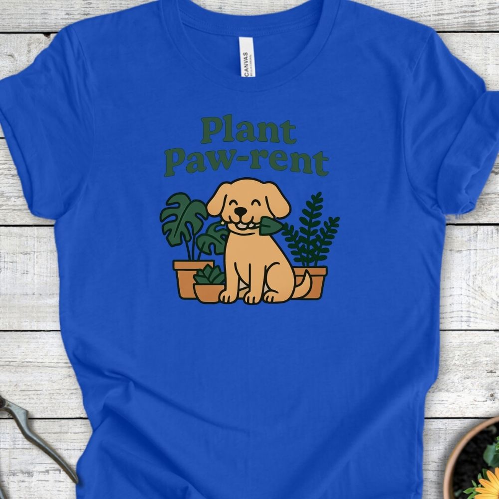 Printify T-Shirt Plant Paw Rent (Dog Edition)