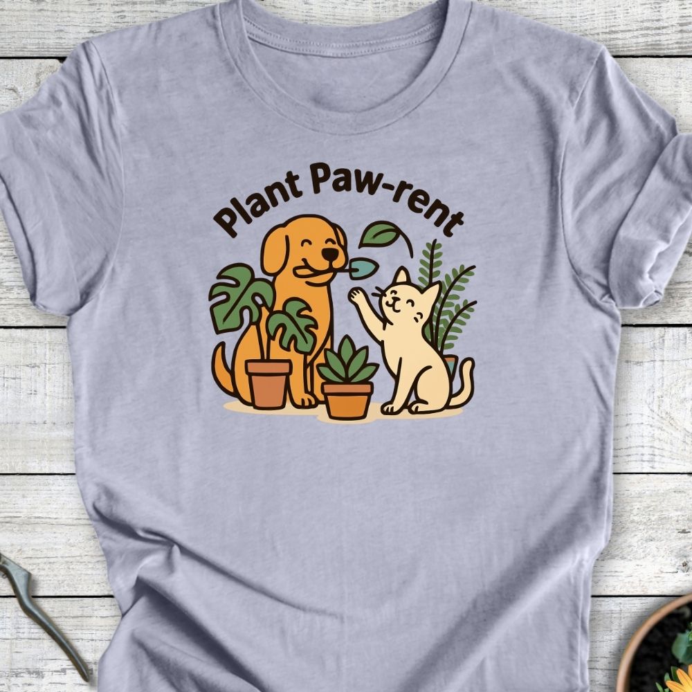 Printify T-Shirt Plant Paw Rent (Duo Edition)