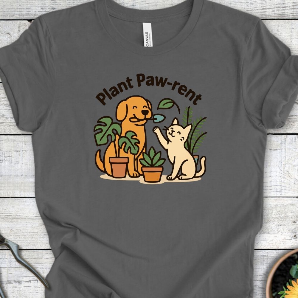 Printify T-Shirt Plant Paw Rent (Duo Edition)