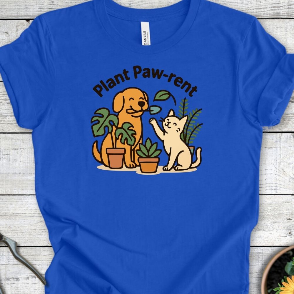 Printify T-Shirt Plant Paw Rent (Duo Edition)