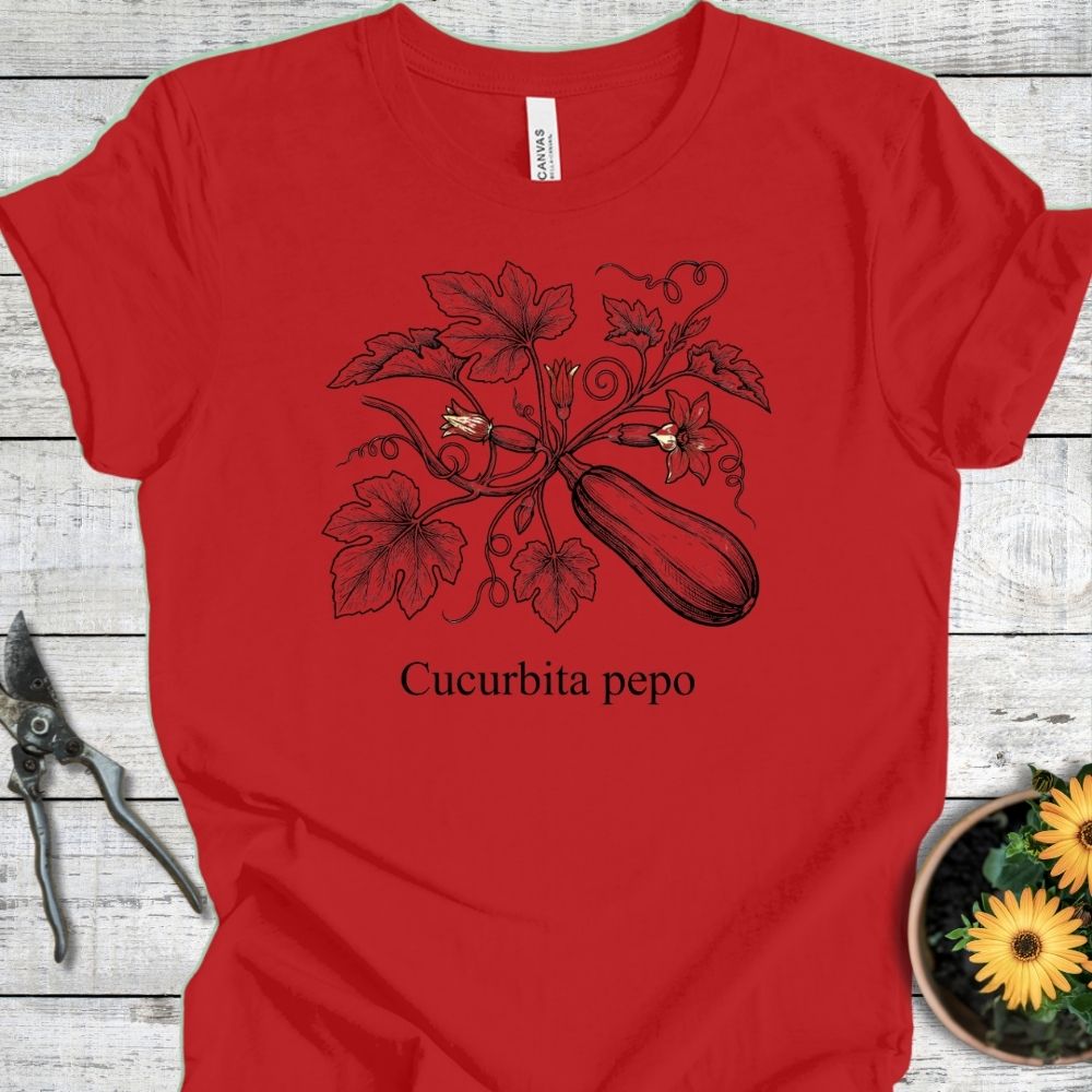 Printify T-Shirt Red / S Cucurbita Pepo T-Shirt