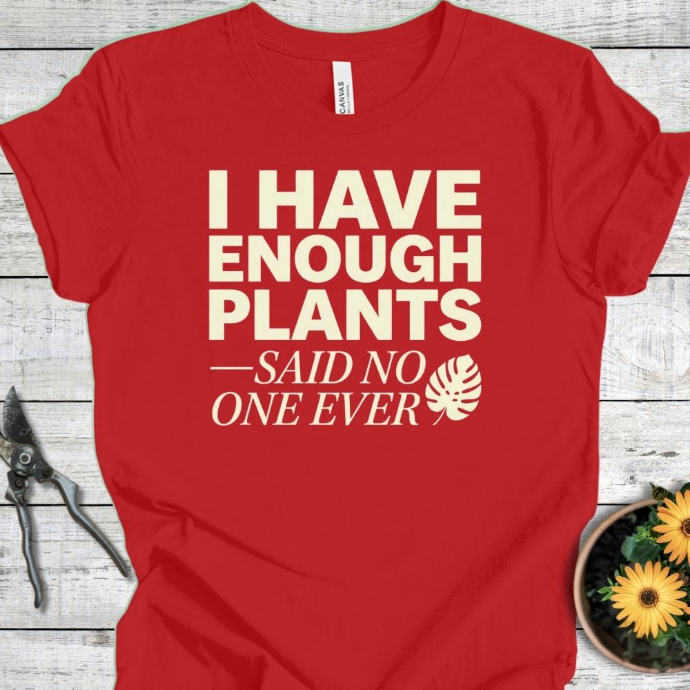 Printify T-Shirt Red / S Said No One T-Shirt
