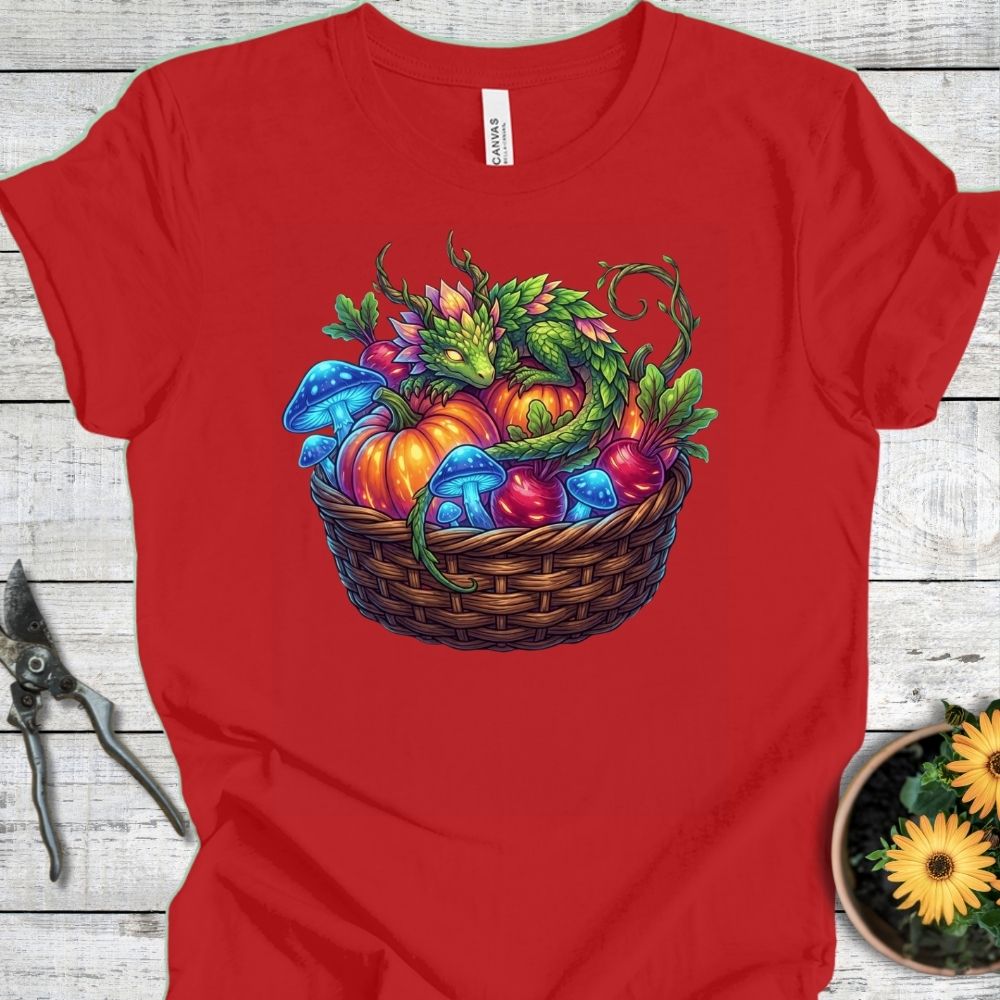 Printify T-Shirt Red / S The Leaf-Drake's Hoard T-Shirt