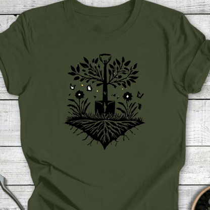Printify T-Shirt Rooted in Growth