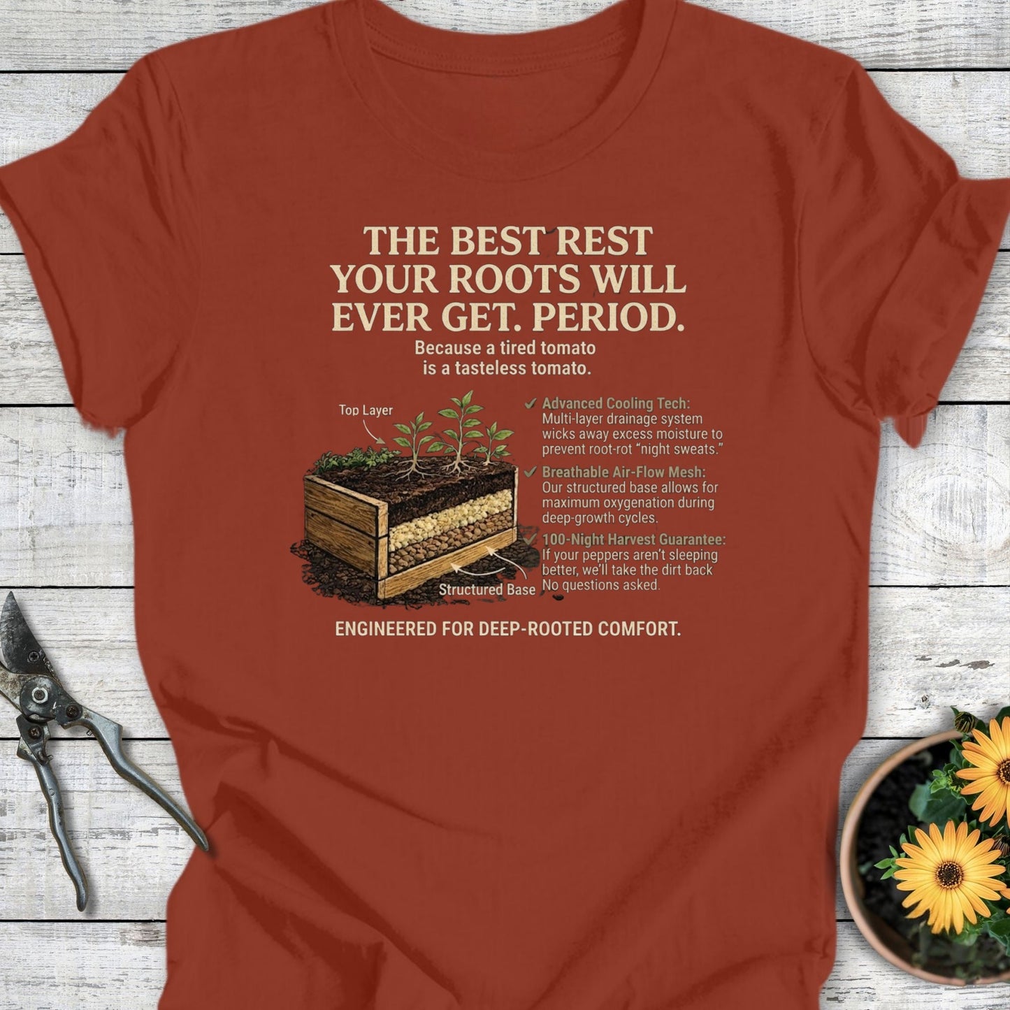 Printify T-Shirt Rust / S Best Rest T-Shirt