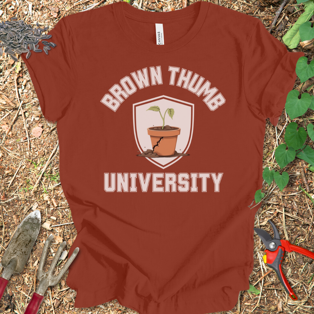 Printify T-Shirt Rust / S Brown Thumb U