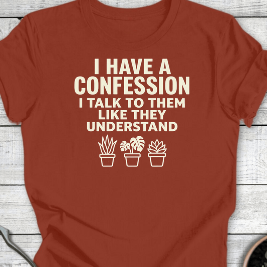Printify T-Shirt Rust / S Confession III T-Shirt