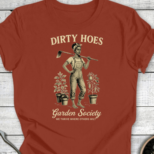 Printify T-Shirt Rust / S Dirty Hoes v2 T-Shirt