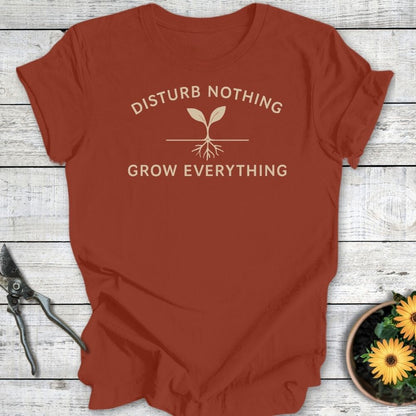 Printify T-Shirt Rust / S Disturb Nothing