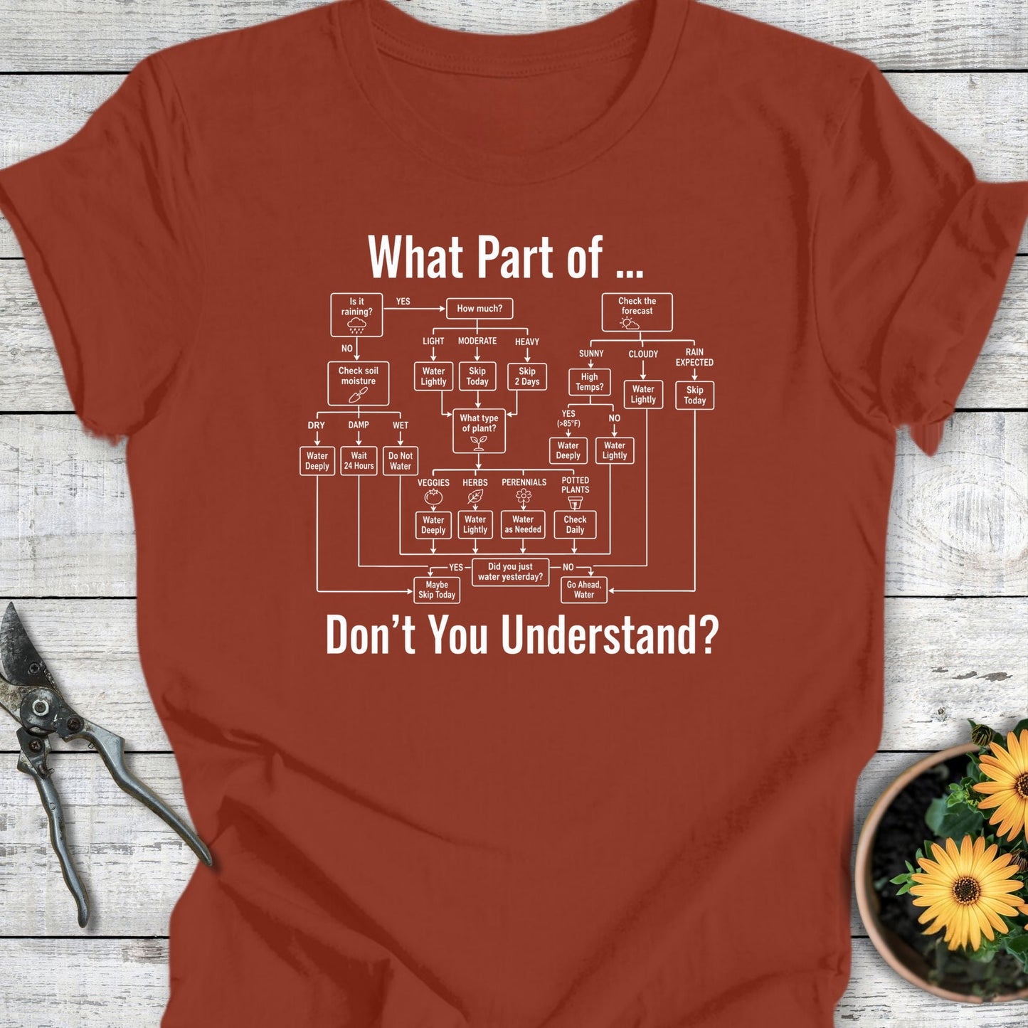 Printify T-Shirt Rust / S Do You Understand T-Shirt