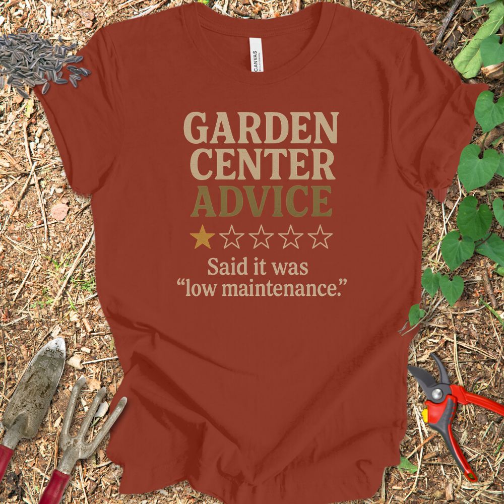 Printify T-Shirt Rust / S Garden Center Advice