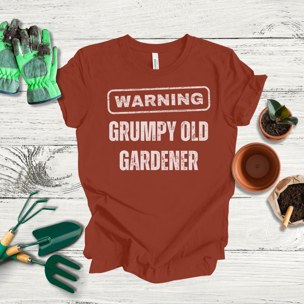 Printify T-Shirt Rust / S Grumpy Gardener T-Shirt