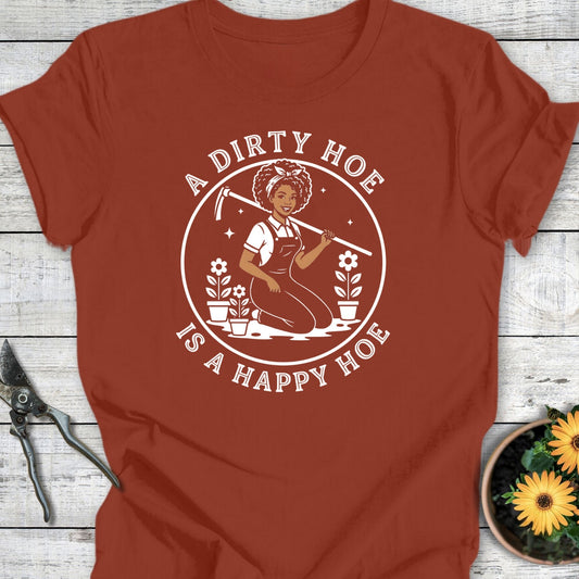 Printify T-Shirt Rust / S Happy Hoe II T-Shirt