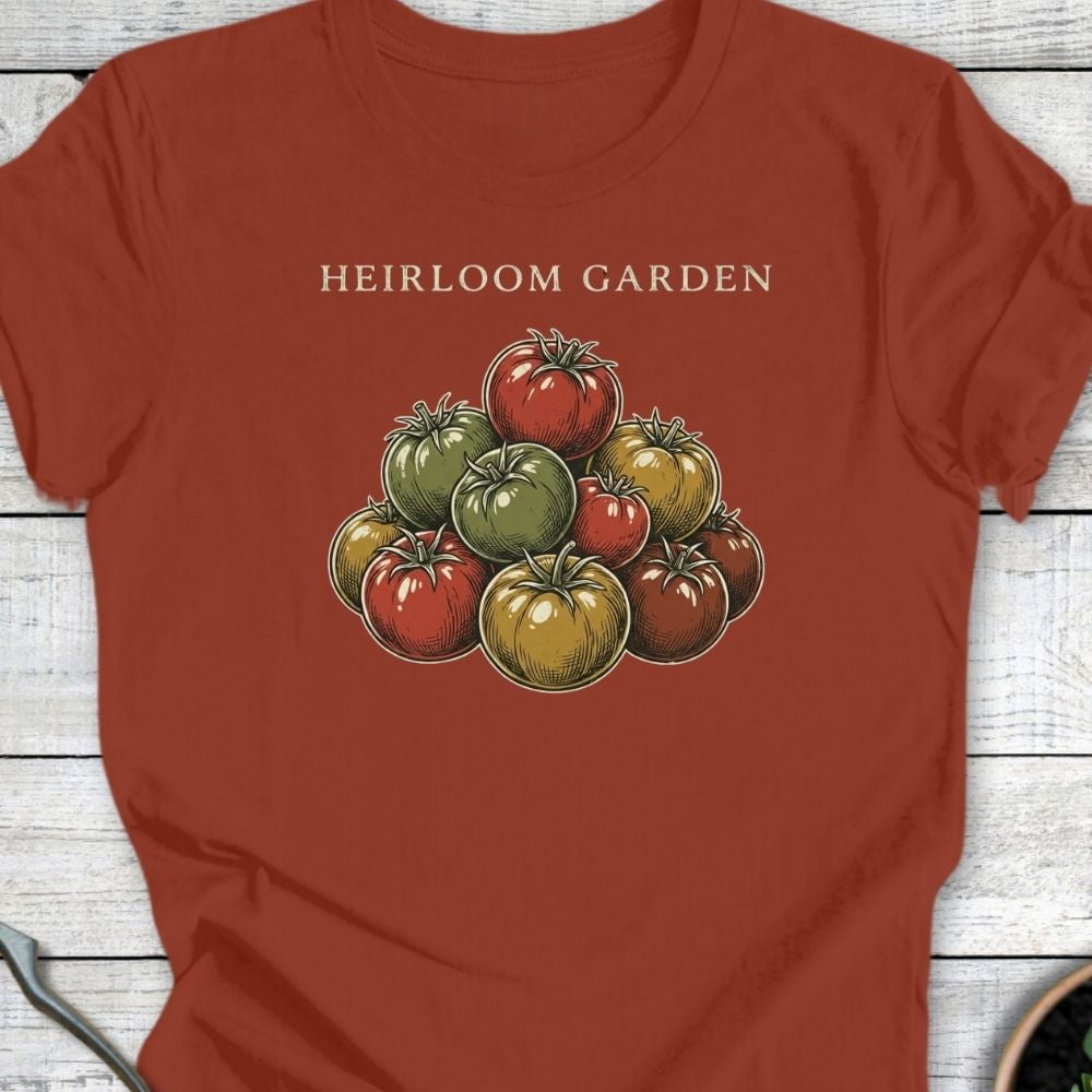 Printify T-Shirt Rust / S Heirloom Garden T-Shirt