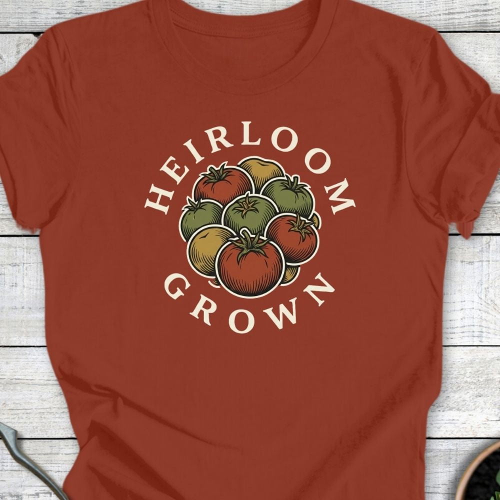 Printify T-Shirt Rust / S Heirloom Grown T-Shirt