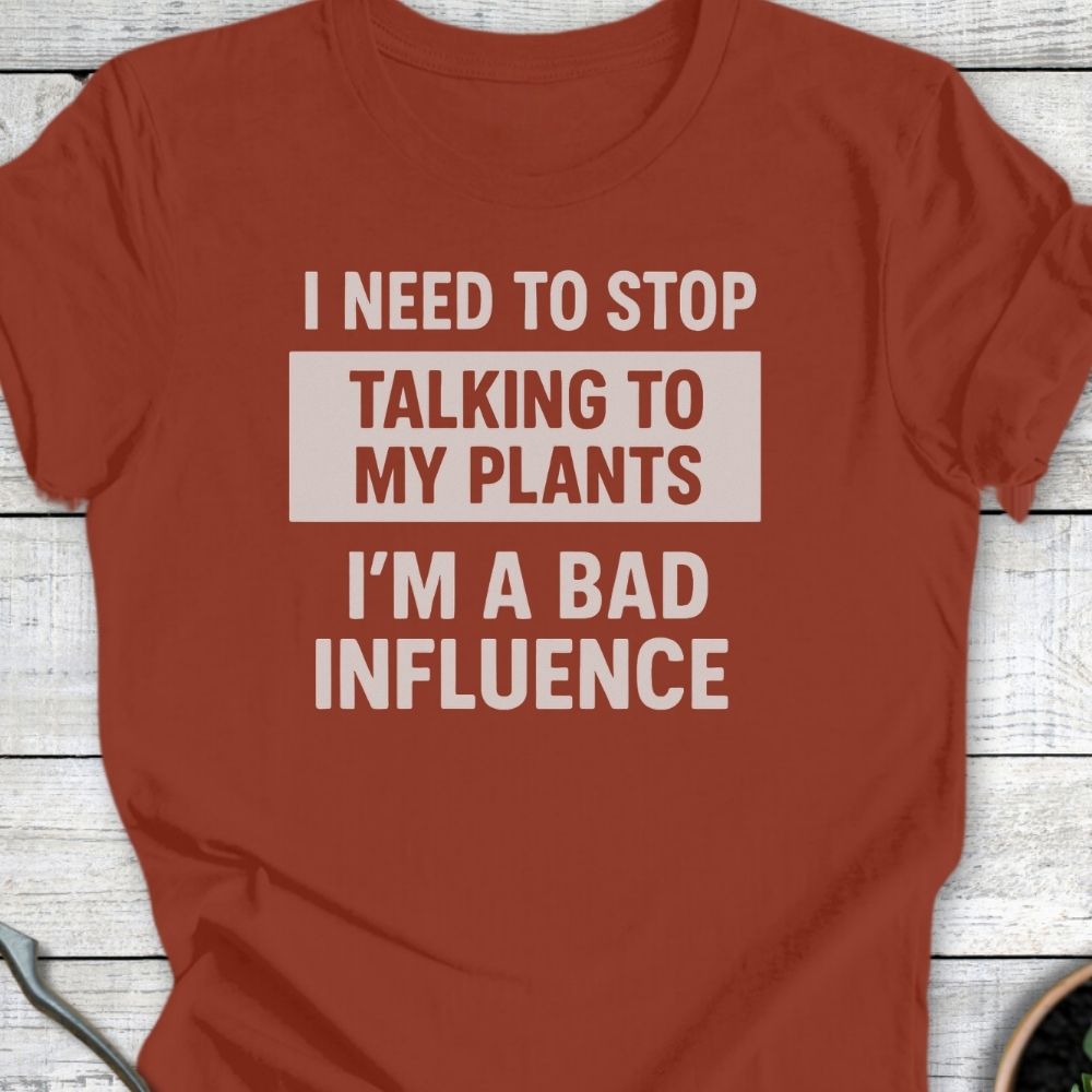 Printify T-Shirt Rust / S I'm a Bad Influence