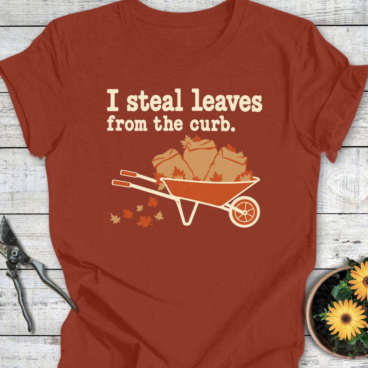 Printify T-Shirt Rust / S I Steal Leave T-Shirt