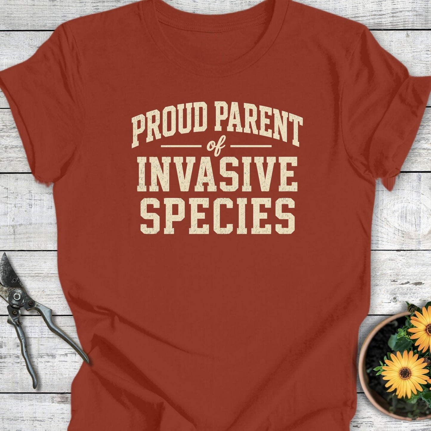 Printify T-Shirt Rust / S Invasive Species T-Shirt