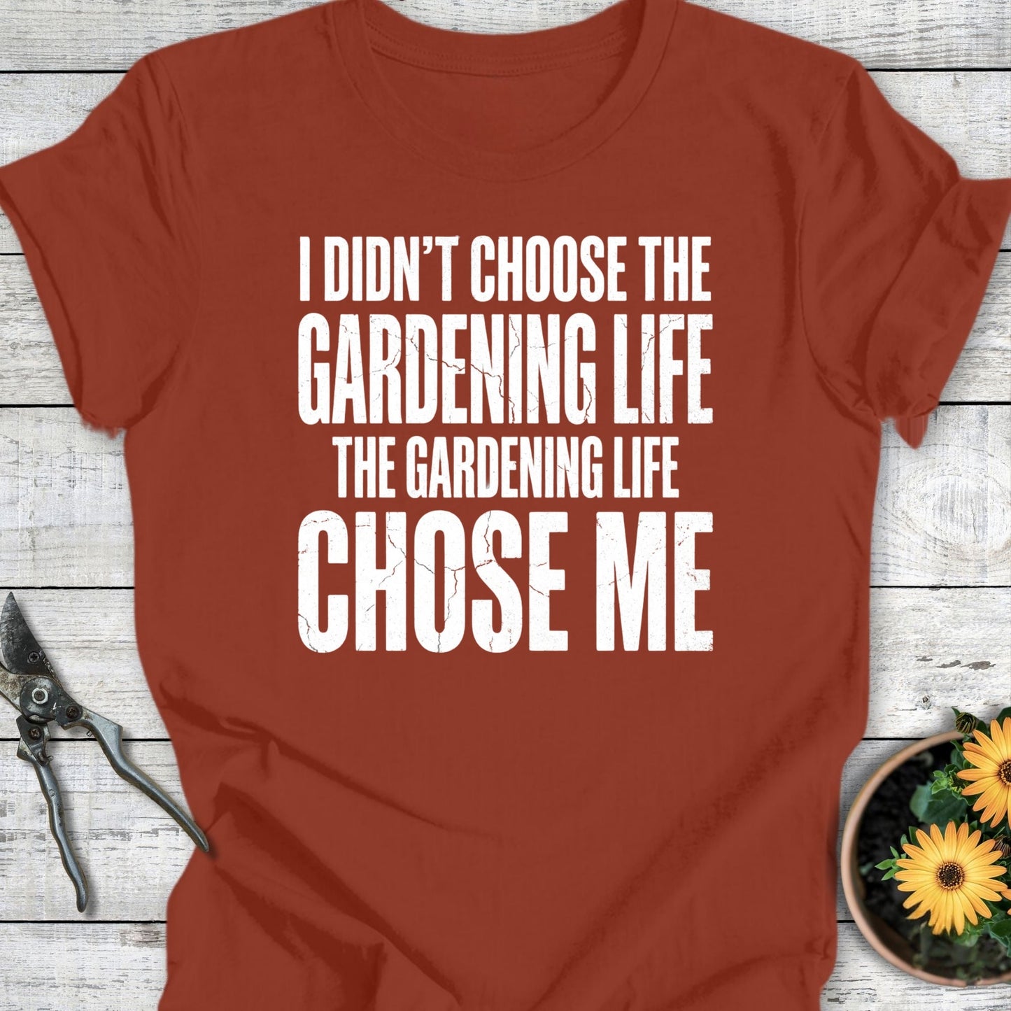 Printify T-Shirt Rust / S It Chose Me T-Shirt