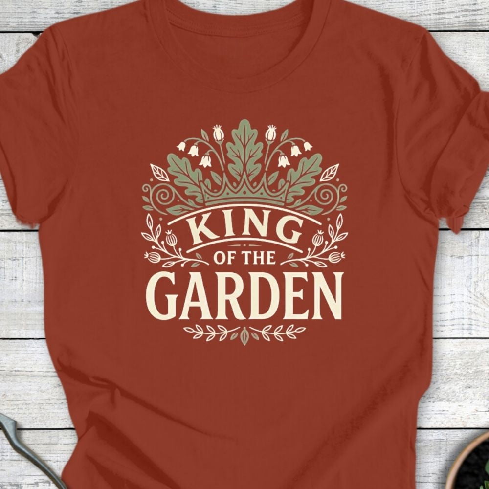 Printify T-Shirt Rust / S King of the Garden T-Shirt