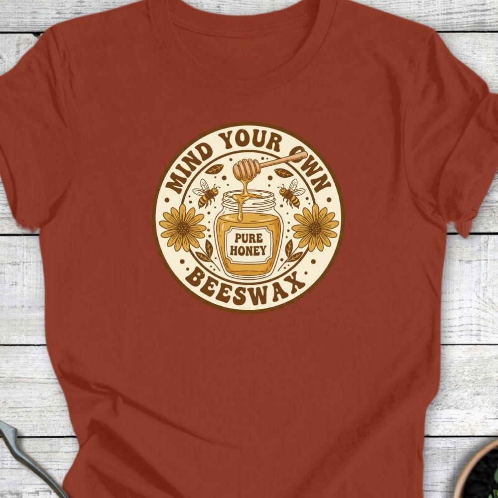 Printify T-Shirt Rust / S Mind Your Beeswax