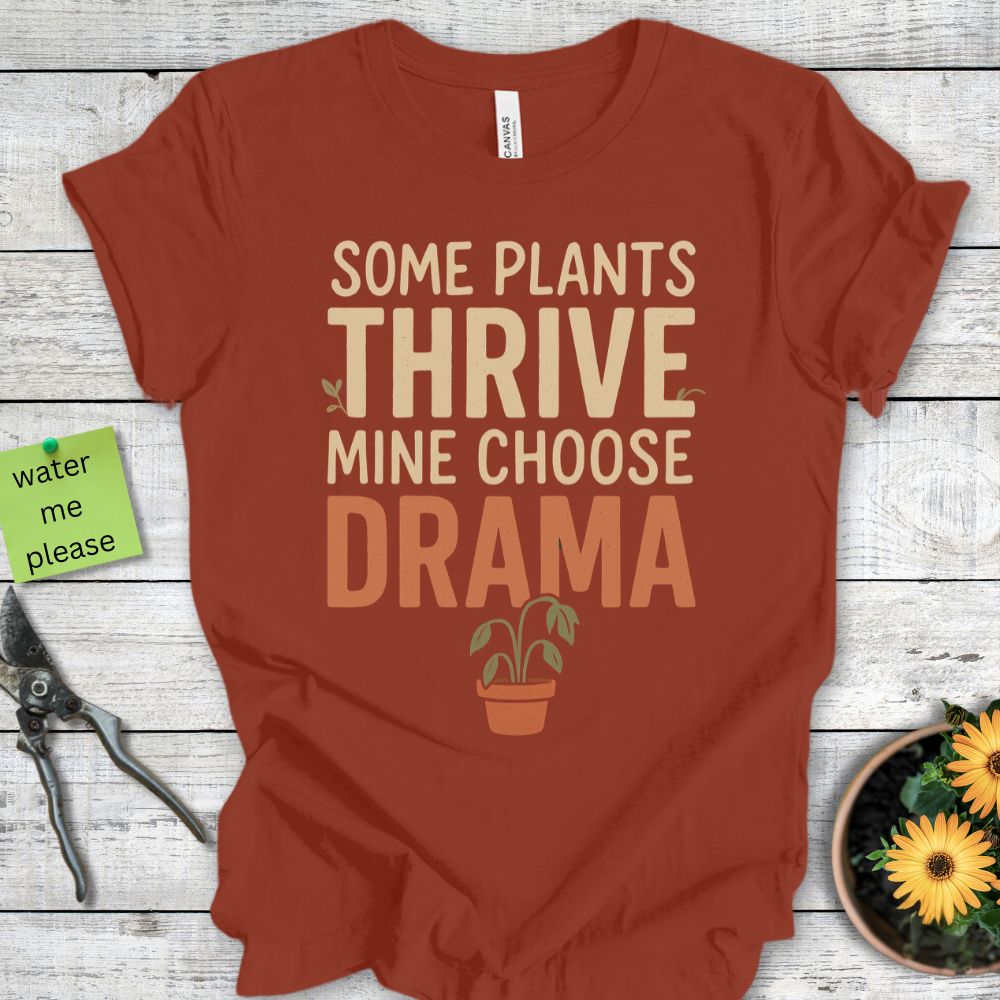 Printify T-Shirt Rust / S Mine Choose Drama