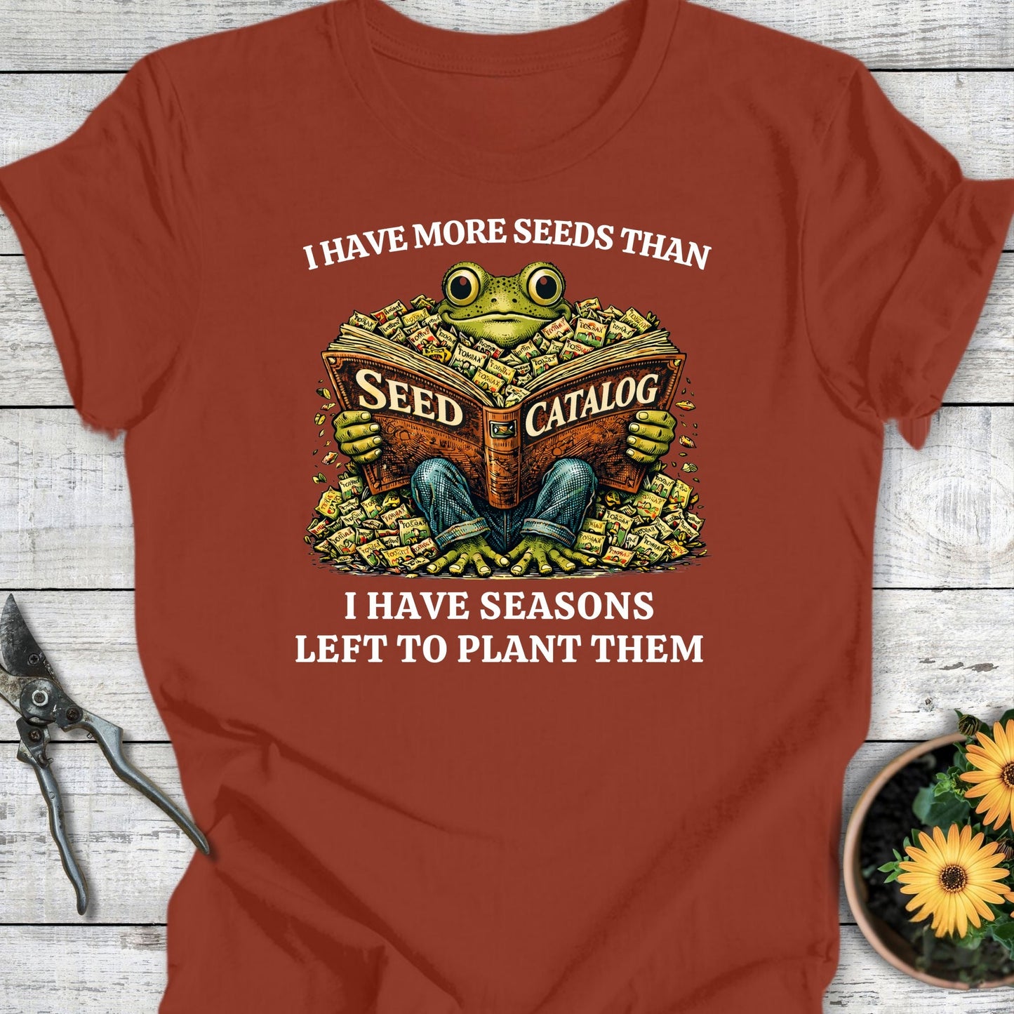 Printify T-Shirt Rust / S More Seeds T-Shirt