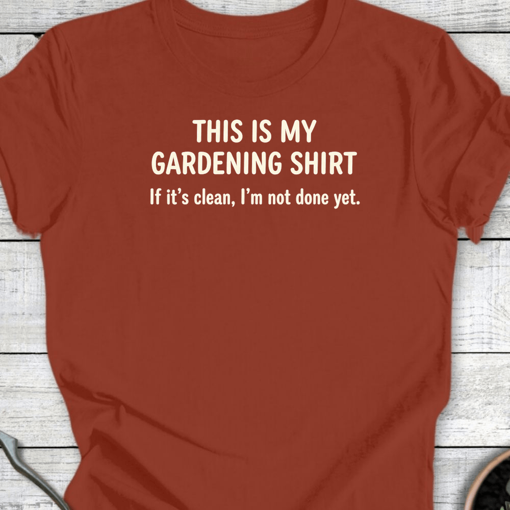 Printify T-Shirt Rust / S My Gardening T-Shirt