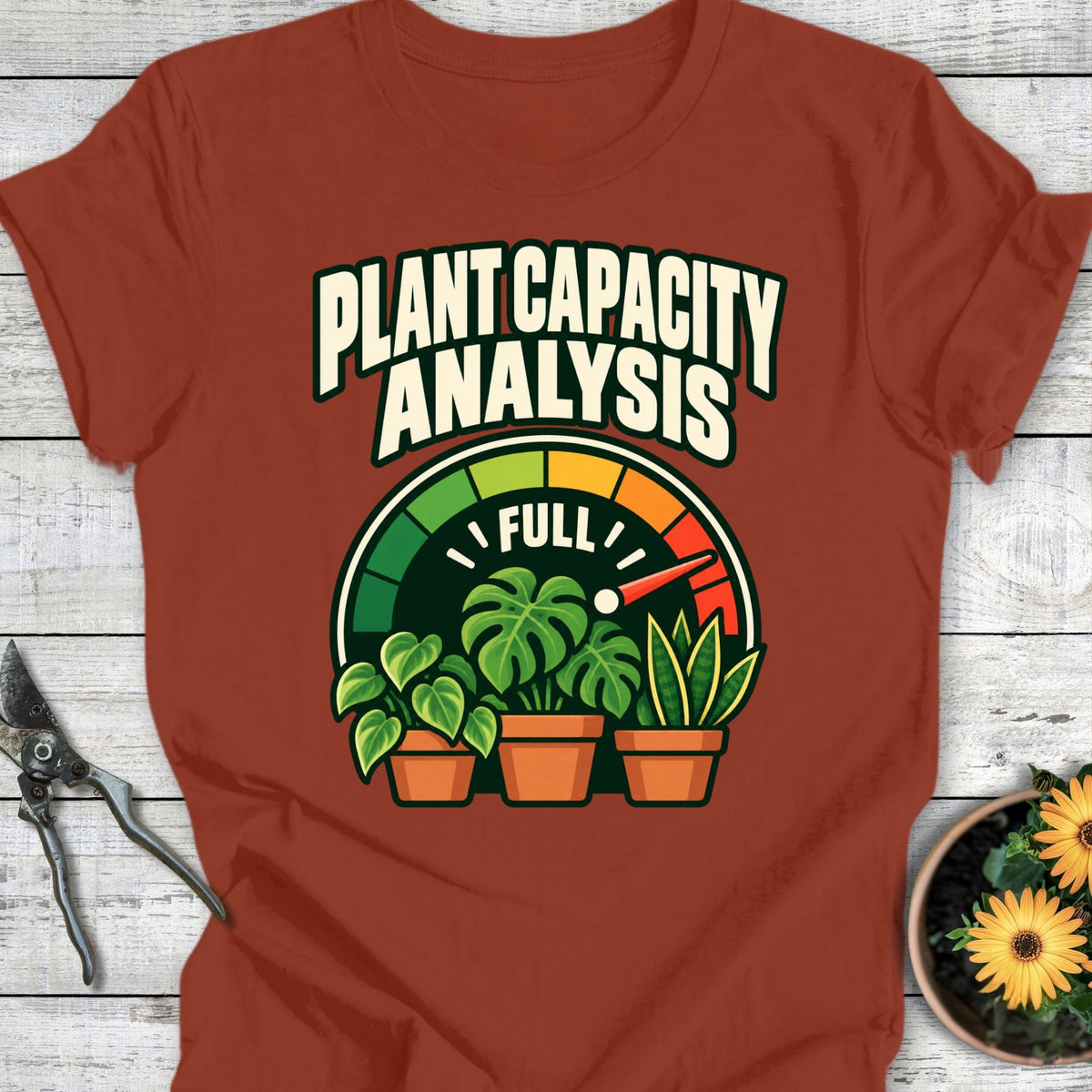 Printify T-Shirt Rust / S Plant Capacity T-Shirt
