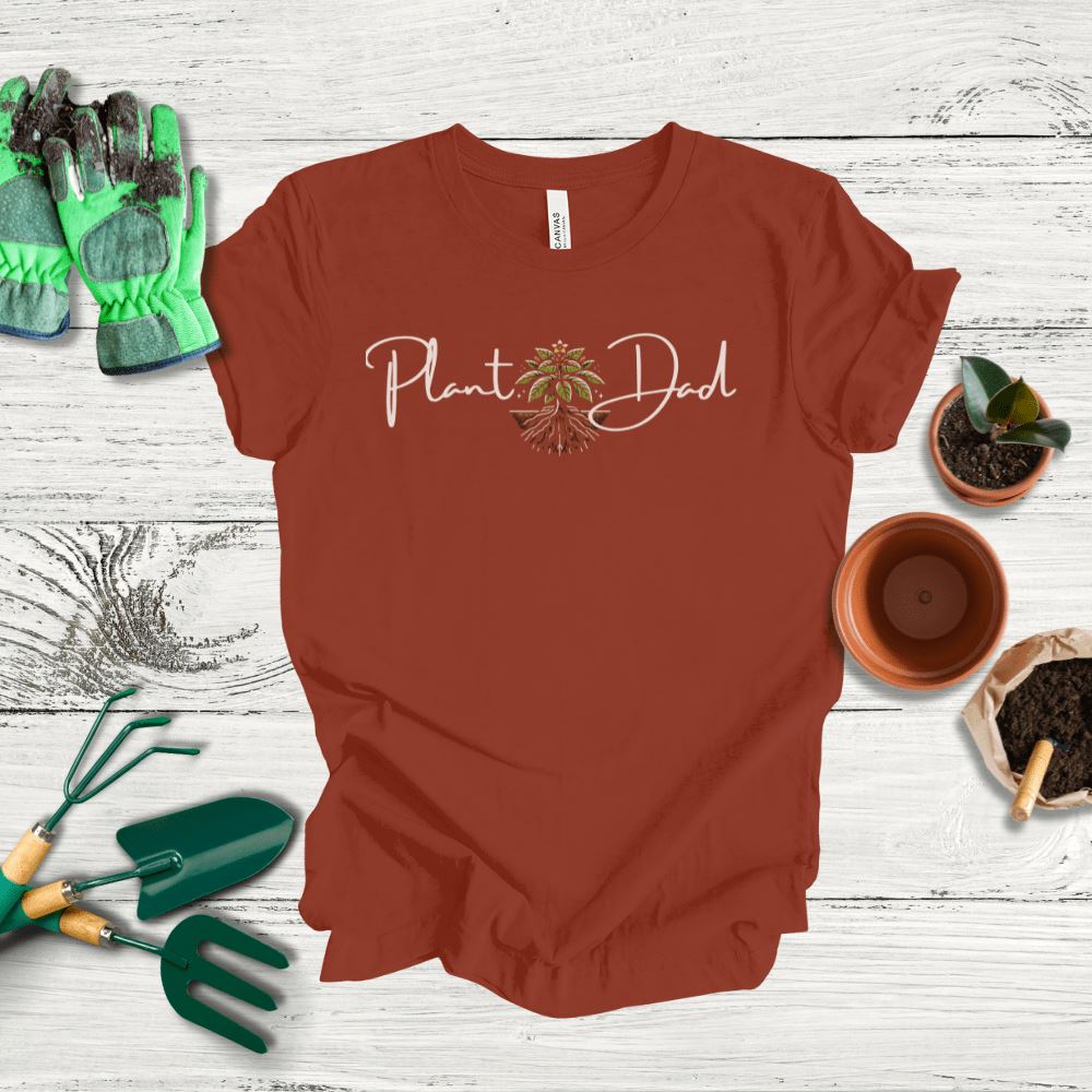 Printify T-Shirt Rust / S Plant Dad T-Shirt