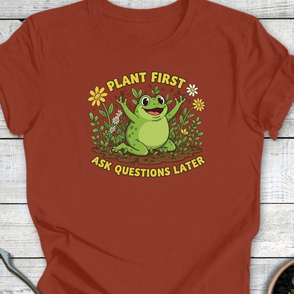 Printify T-Shirt Rust / S Plant First