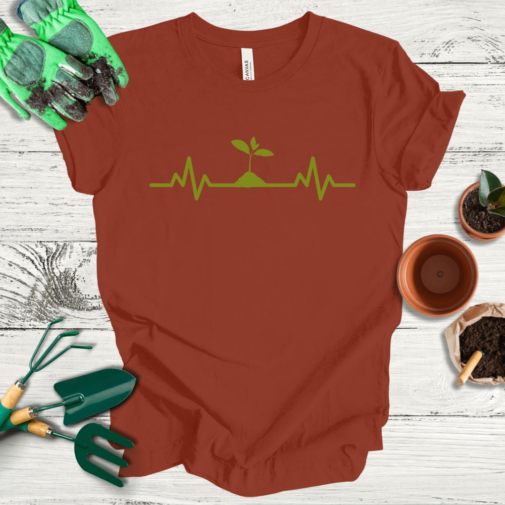 Printify T-Shirt Rust / S Plant Heartbeat