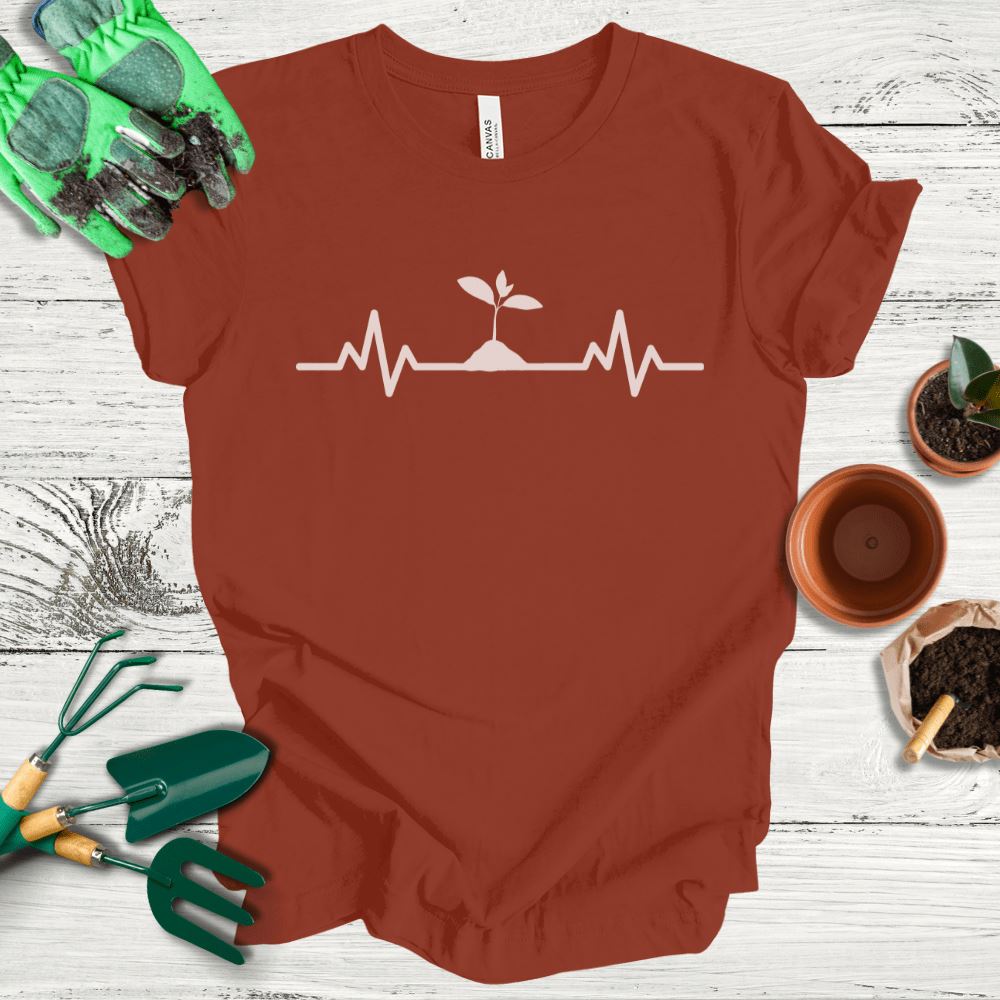 Printify T-Shirt Rust / S Plant Heartbeat