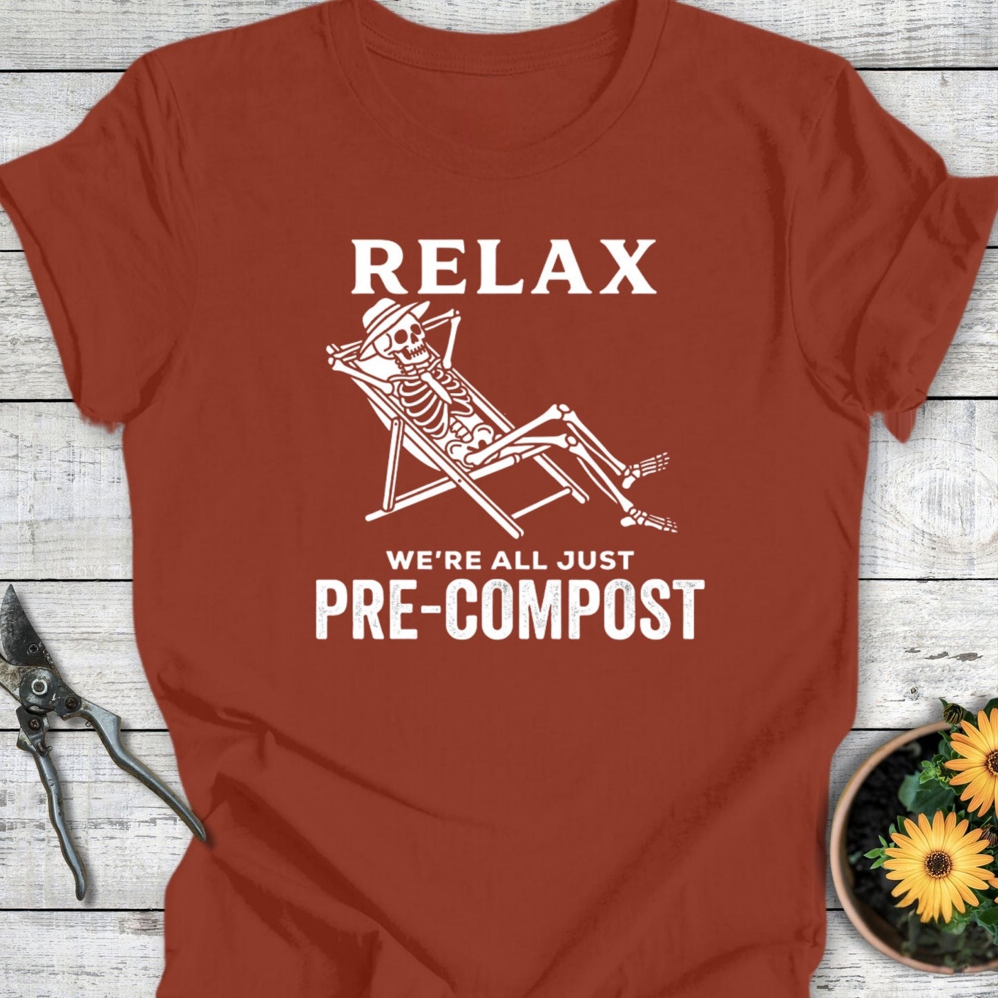 Printify T-Shirt Rust / S Pre-Compost T-Shirt