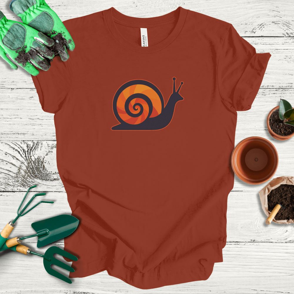 Printify T-Shirt Rust / S Snail