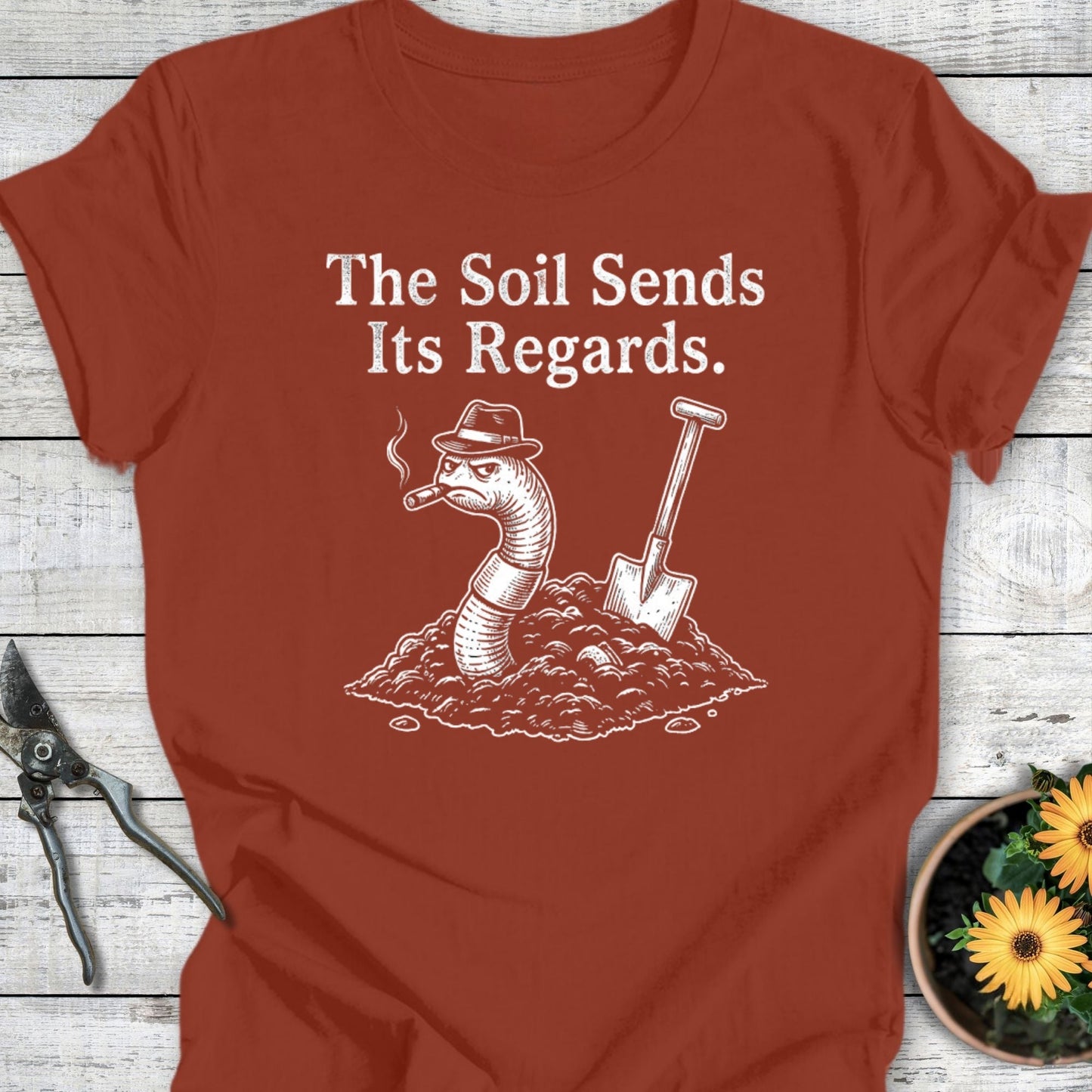 Printify T-Shirt Rust / S The Soil Sends T-Shirt