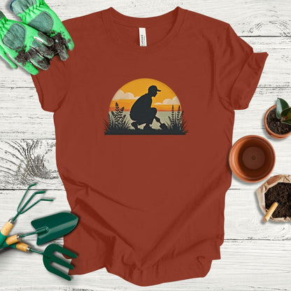 Printify T-Shirt Rust / S Thinking About Gardening