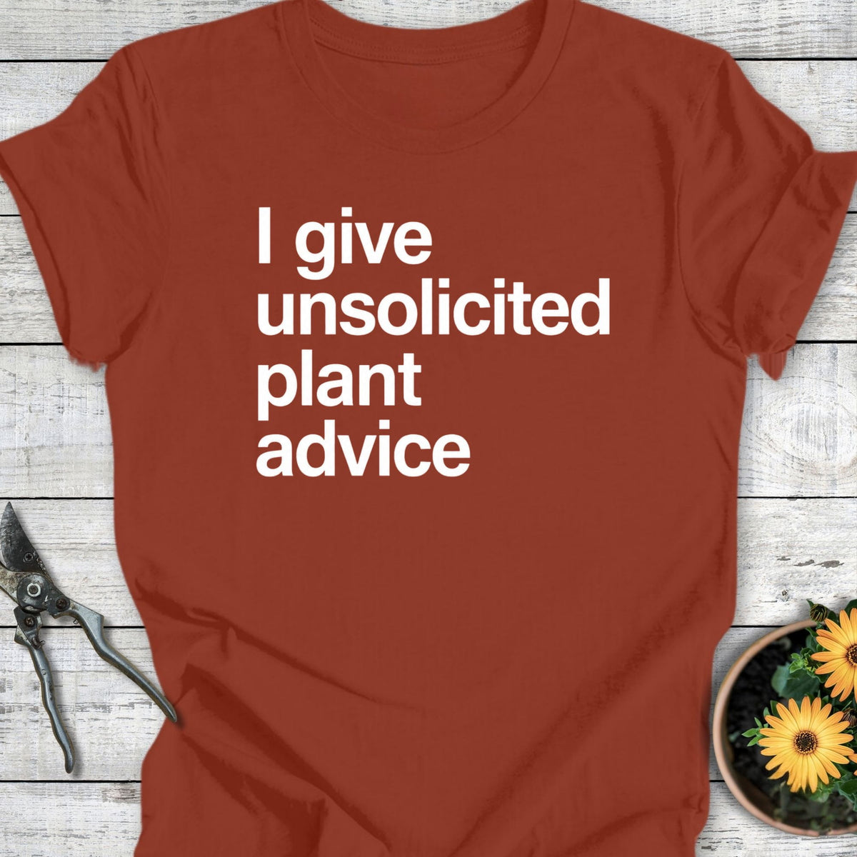 Printify T-Shirt Rust / S Unsolicited Advice T-Shirt